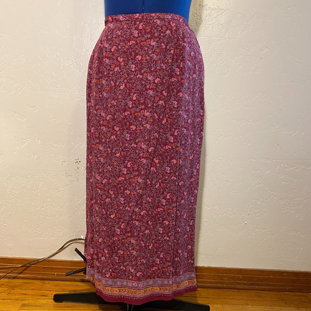 Sigrid Olsen Sport maxi skirt, with liner,size 2X.